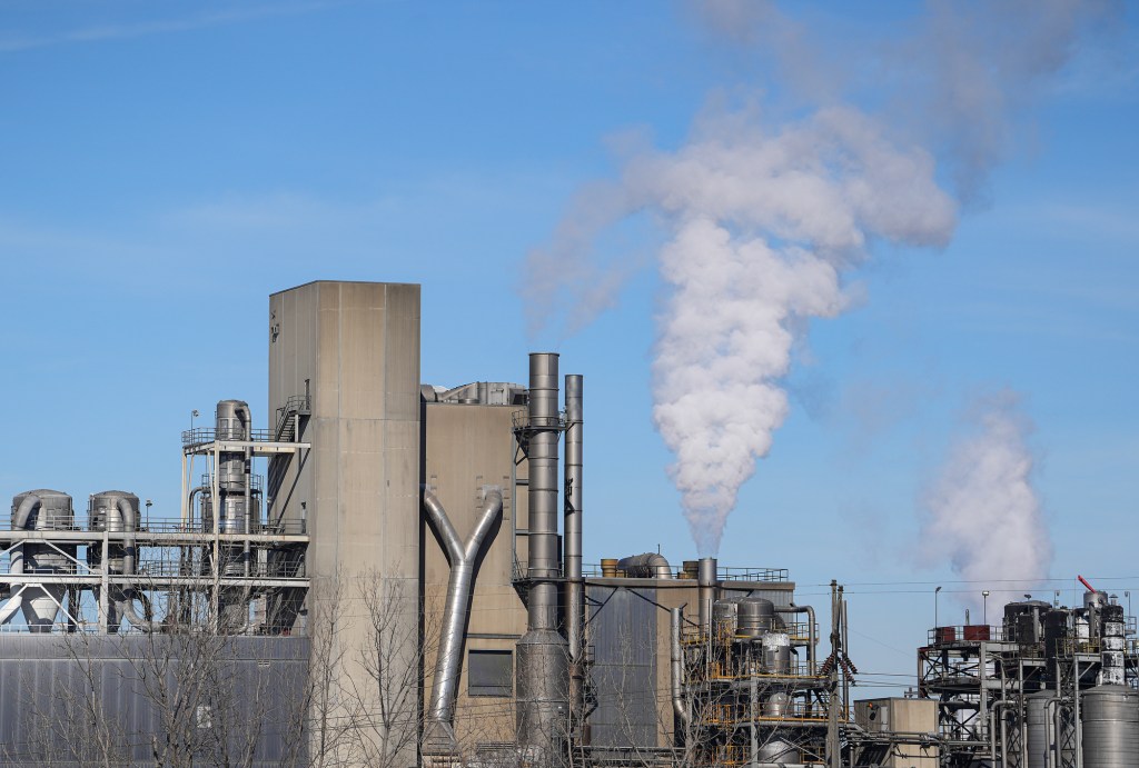 According to data from the Indiana Department of Environmental Management, Ingredion, Inc. is one of the top air polluters in the city. Part of the plant is pictured Monday, Feb. 19, 2024.