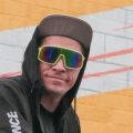 Kacee Krauter, a bike courier for ClusterTruck.
