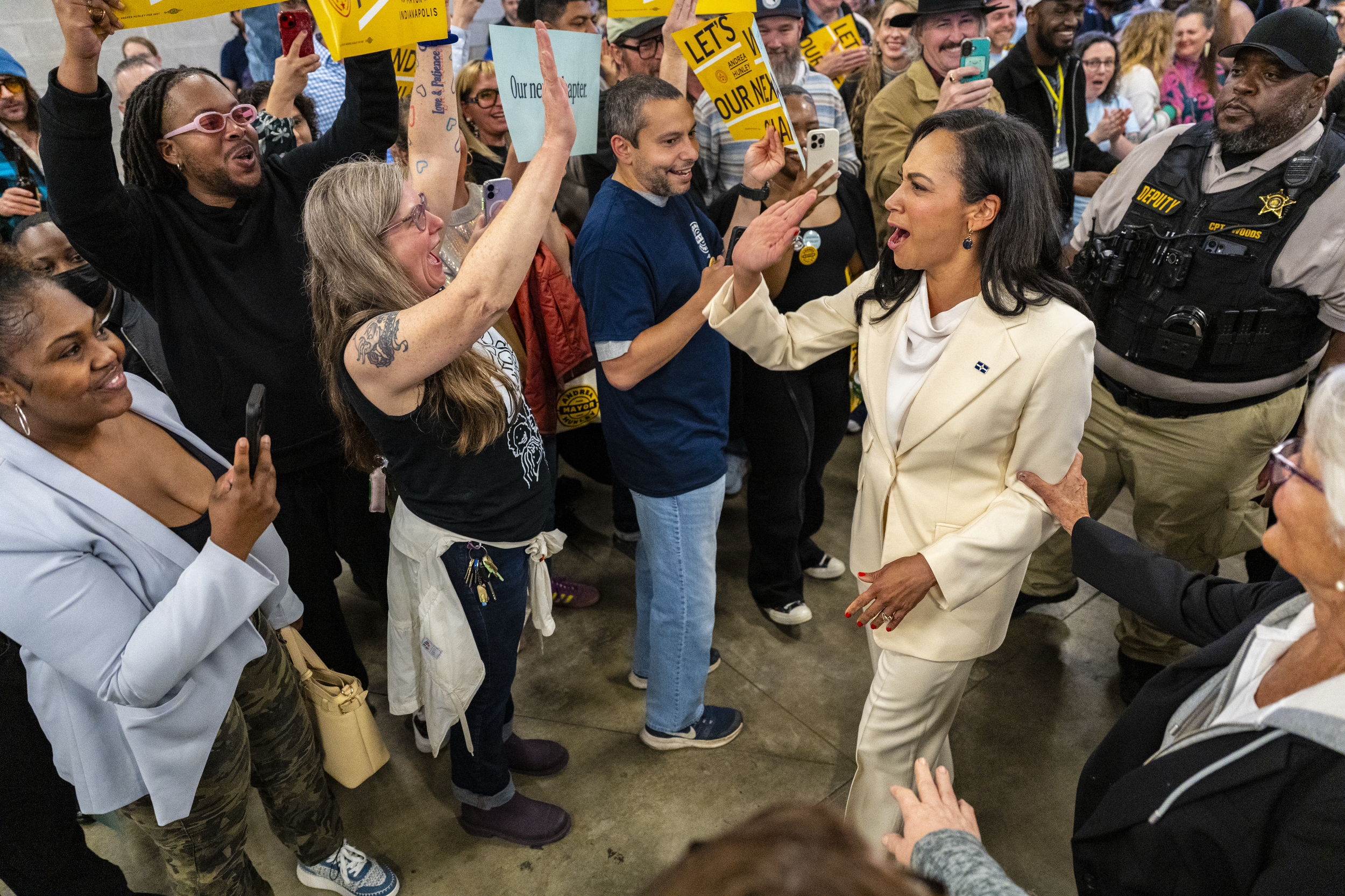 Andrea Hunley kicks off mayoral run with launch party